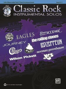 Classic Rock Instrumental Solos for cello: ON SALE $11.99